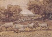 Claude Lorrain Landscape with Sheep (mk17) china oil painting reproduction